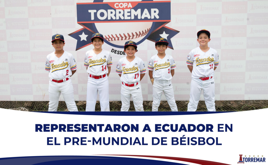 Representaron al Ecuador en el Pre Mundial de Béisbol